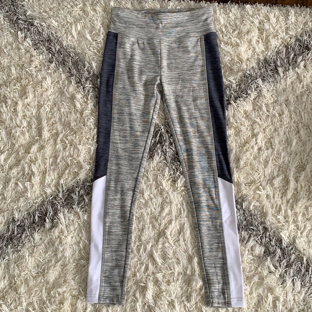 Black, Grey, and White Leggings